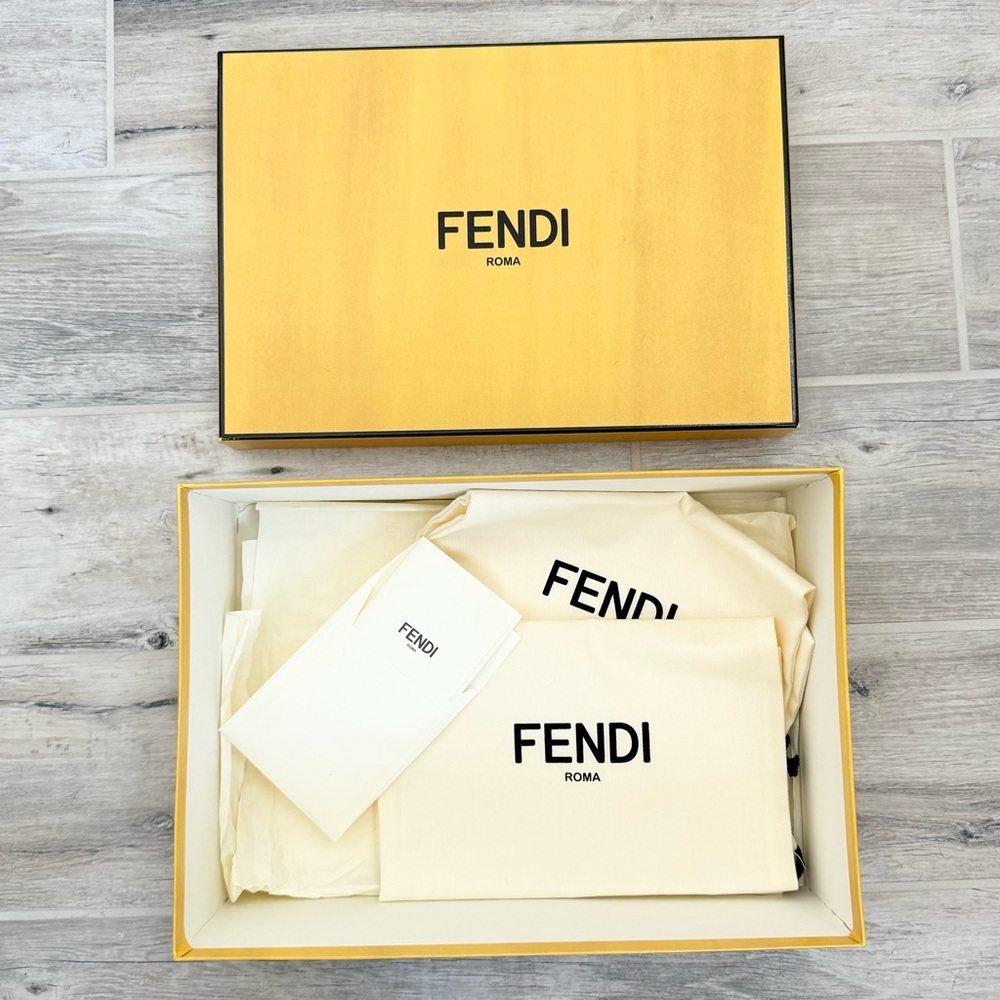 Fendi Yellow Black Storage Box #90